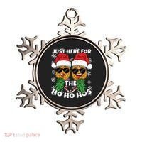 Swinger Christmas Party Here for the Ho Ho Hos Pineapple Long Sleeve Ornament thumb 0