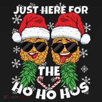 Swinger Christmas Party Here for the Ho Ho Hos Pineapple Long Sleeve Toddler T-Shirt thumb 4