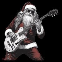 Santa Claus Playing Guitar Rock And Roll Christmas Gift Coffee Mug thumb 5