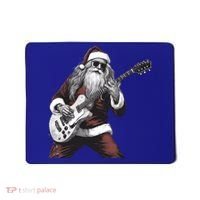 Santa Claus Playing Guitar Rock And Roll Christmas Gift Mousepad thumb 0