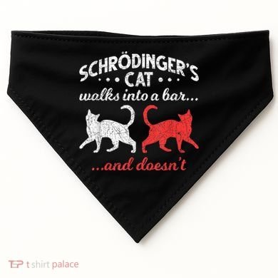 Schrodingers Cat Physics USA-Made Doggie Bandana