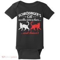 Schrodingers Cat Physics Baby Bodysuit thumb 0