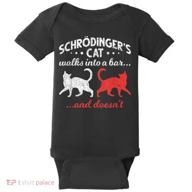 Schrodingers Cat Physics Baby Bodysuit