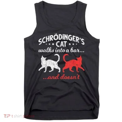 Schrodingers Cat Physics Tank Top