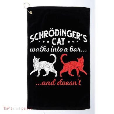 Schrodingers Cat Physics Golf Towel