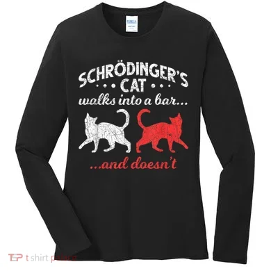 Schrodingers Cat Physics Women's Long Sleeve Shirt