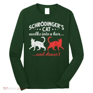 Schrodingers Cat Physics Long Sleeve Shirt