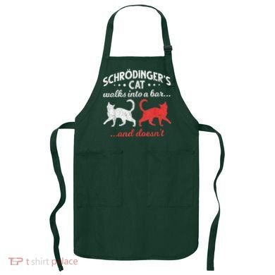 Schrodingers Cat Physics Apron