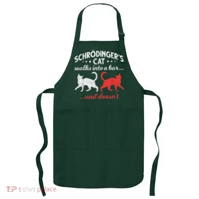 Schrodingers Cat Physics Apron