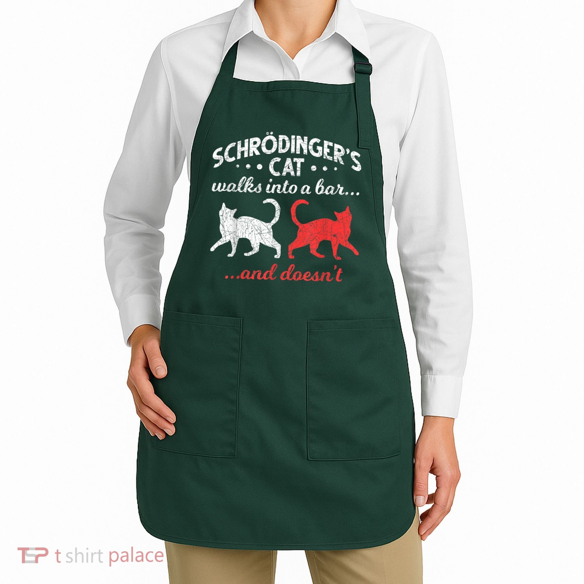 Schrodingers Cat Physics Apron