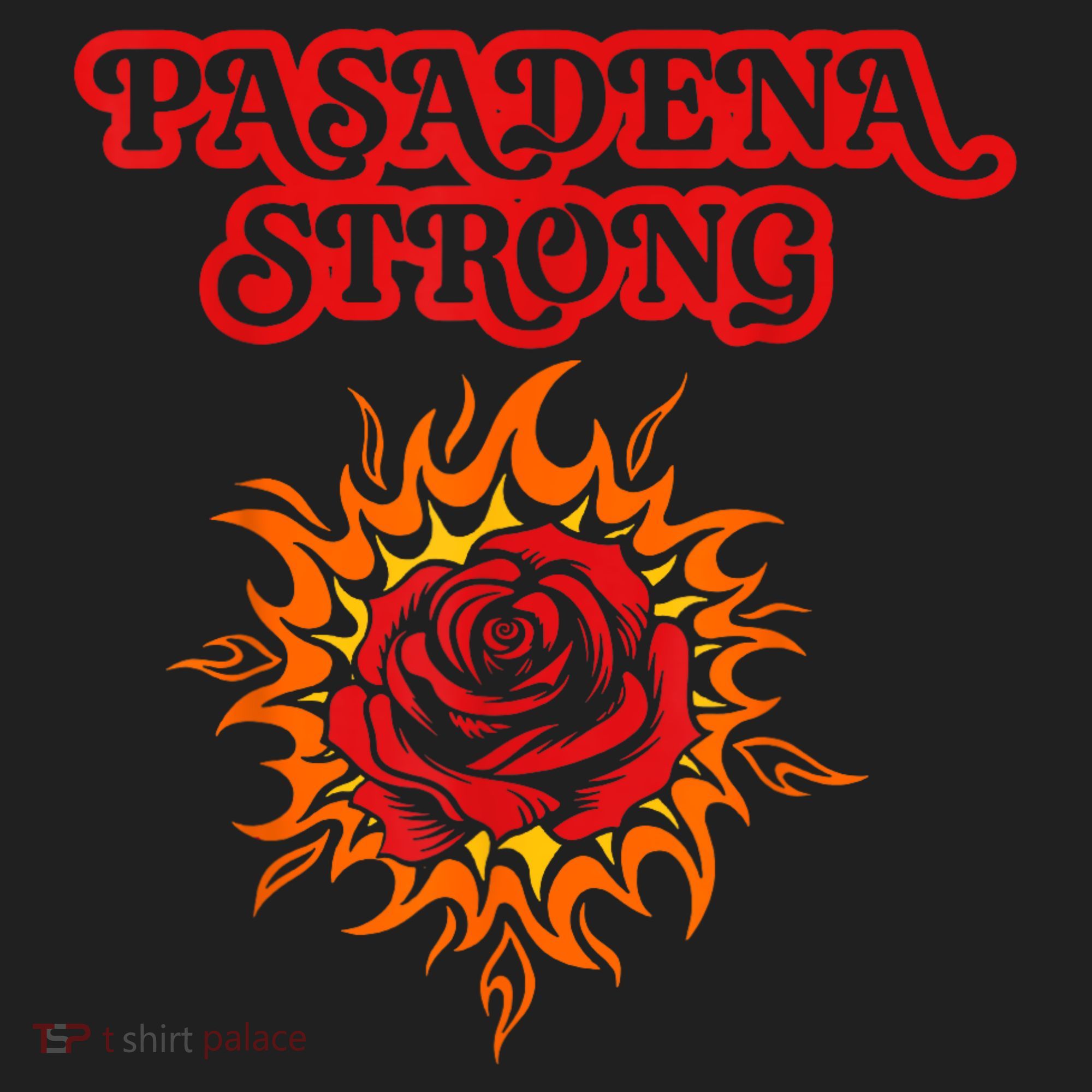 Strong California Pasadena Strong Rose Fire Women's Sweatshirt