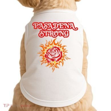 Strong California Pasadena Strong Rose Fire Doggie Tank