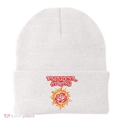 Strong California Pasadena Strong Rose Fire Beanie