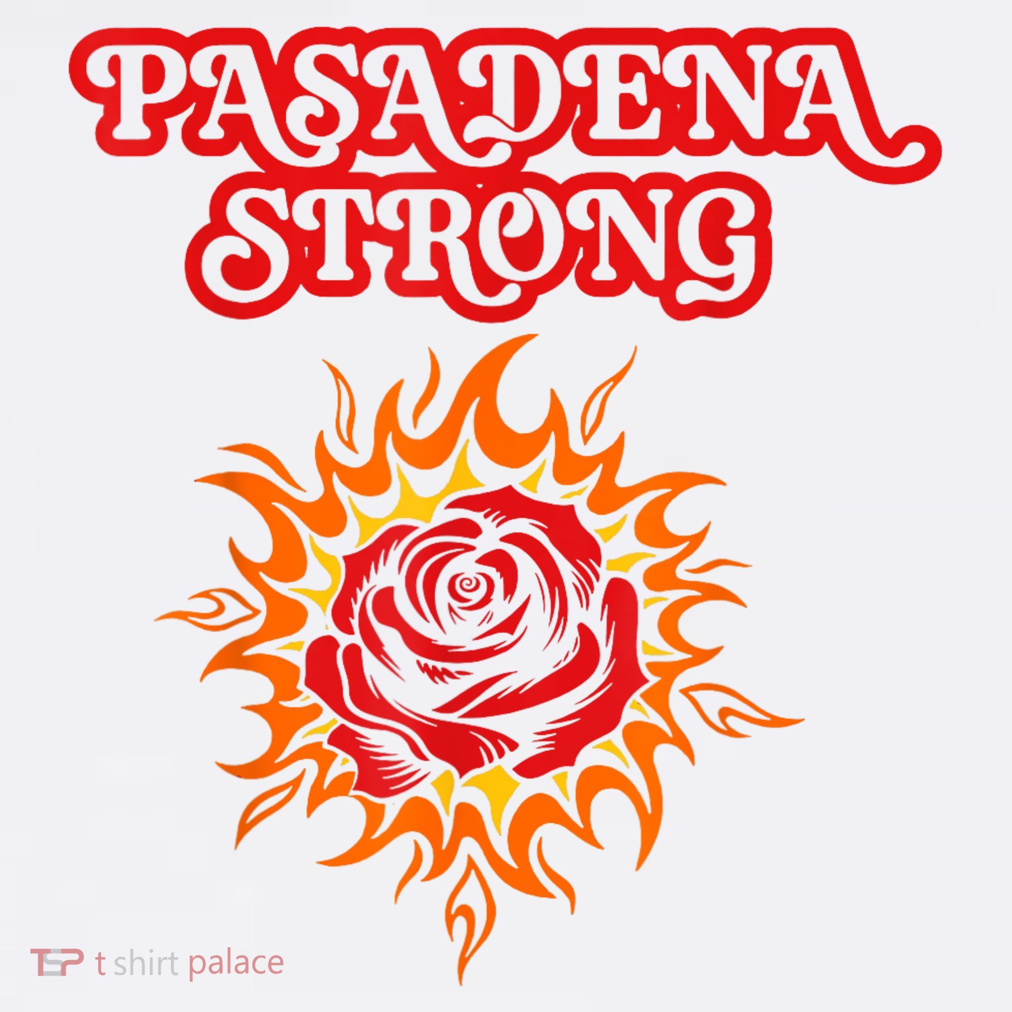 Strong California Pasadena Strong Rose Fire Beanie