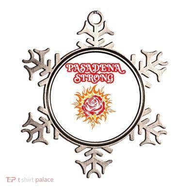 Strong California Pasadena Strong Rose Fire Ornament
