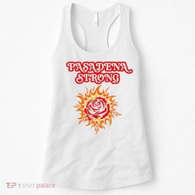 Strong California Pasadena Strong Rose Fire Women's Tank Top