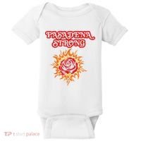 Strong California Pasadena Strong Rose Fire Baby Bodysuit thumb 0