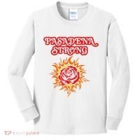 Strong California Pasadena Strong Rose Fire Kids Long Sleeve Shirt thumb 0