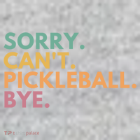 Sorry CanT Pickleball Bye Gift The Baniff Cuffed Pom Beanie thumb 2