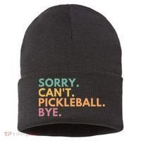 Sorry CanT Pickleball Bye Gift Sustainable Knit Beanie thumb 0