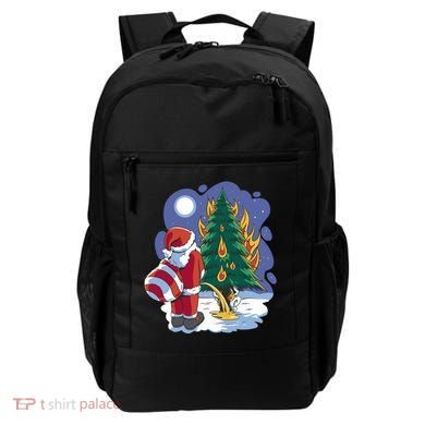 Santa Claus Pissing On Tree Backpack