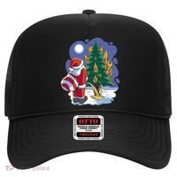 Santa Claus Pissing On Tree Hat thumb 0
