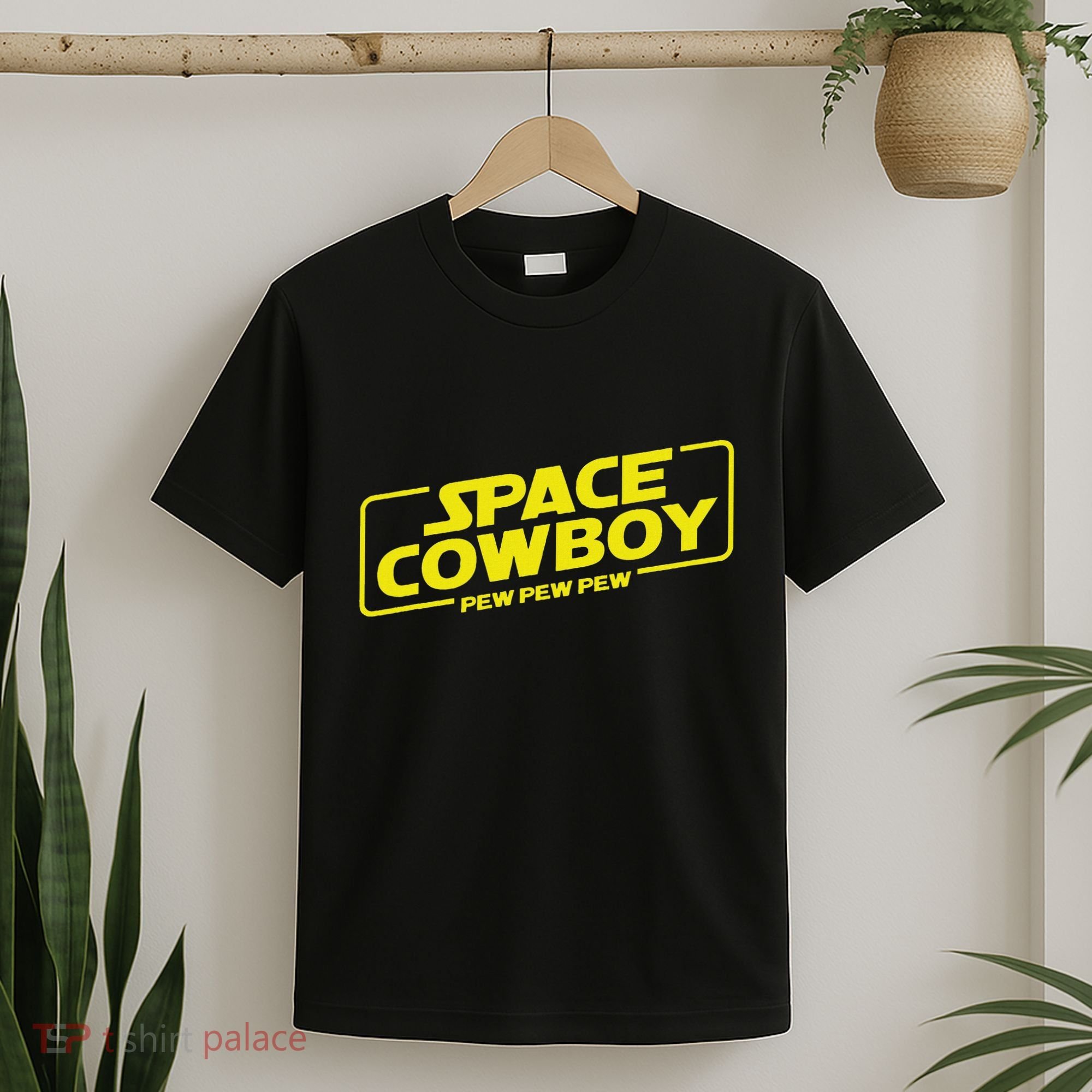 Space Cowboy Pew Pew Pew Funny Geek Nerd Pop Culture T-Shirt