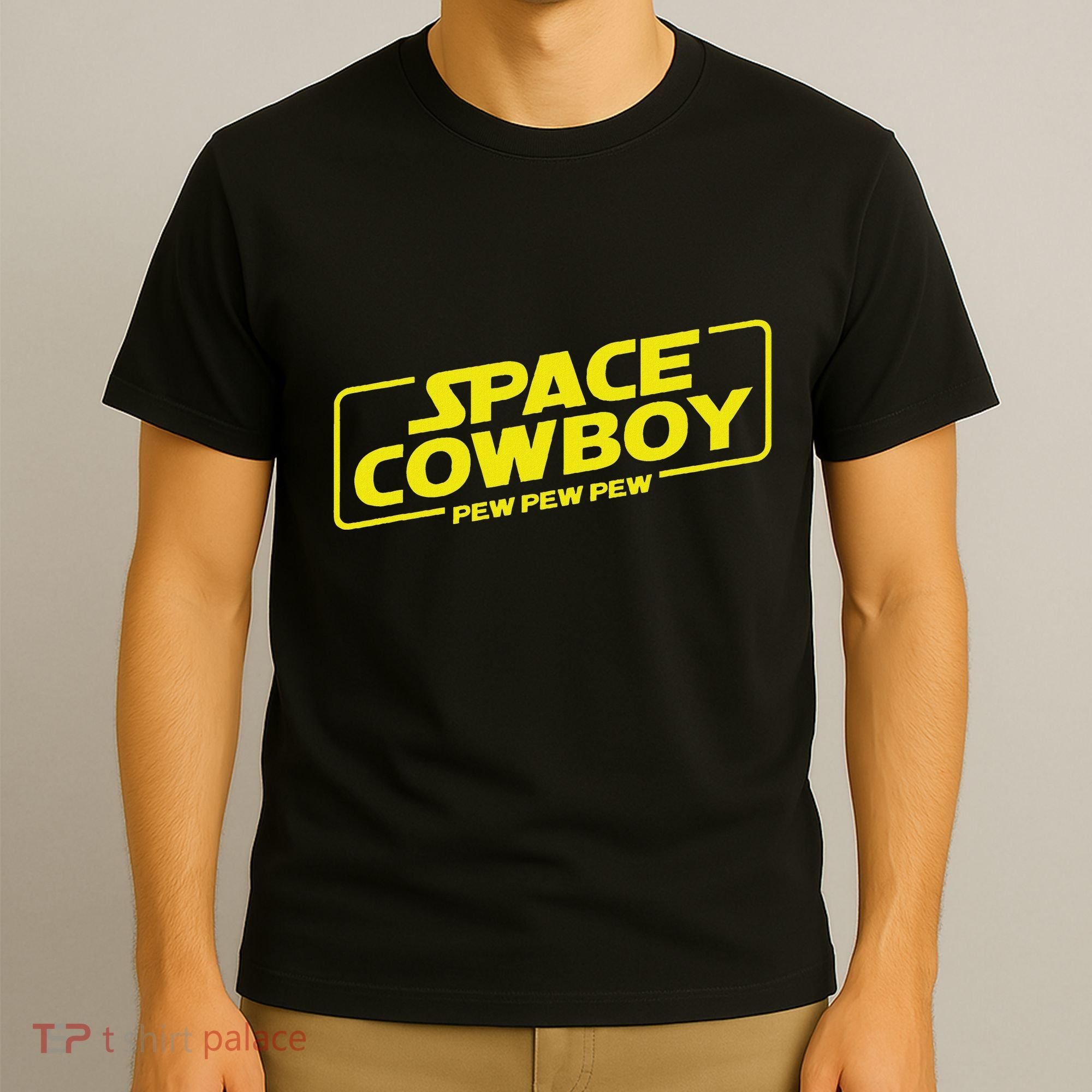 Space Cowboy Pew Pew Pew Funny Geek Nerd Pop Culture T-Shirt
