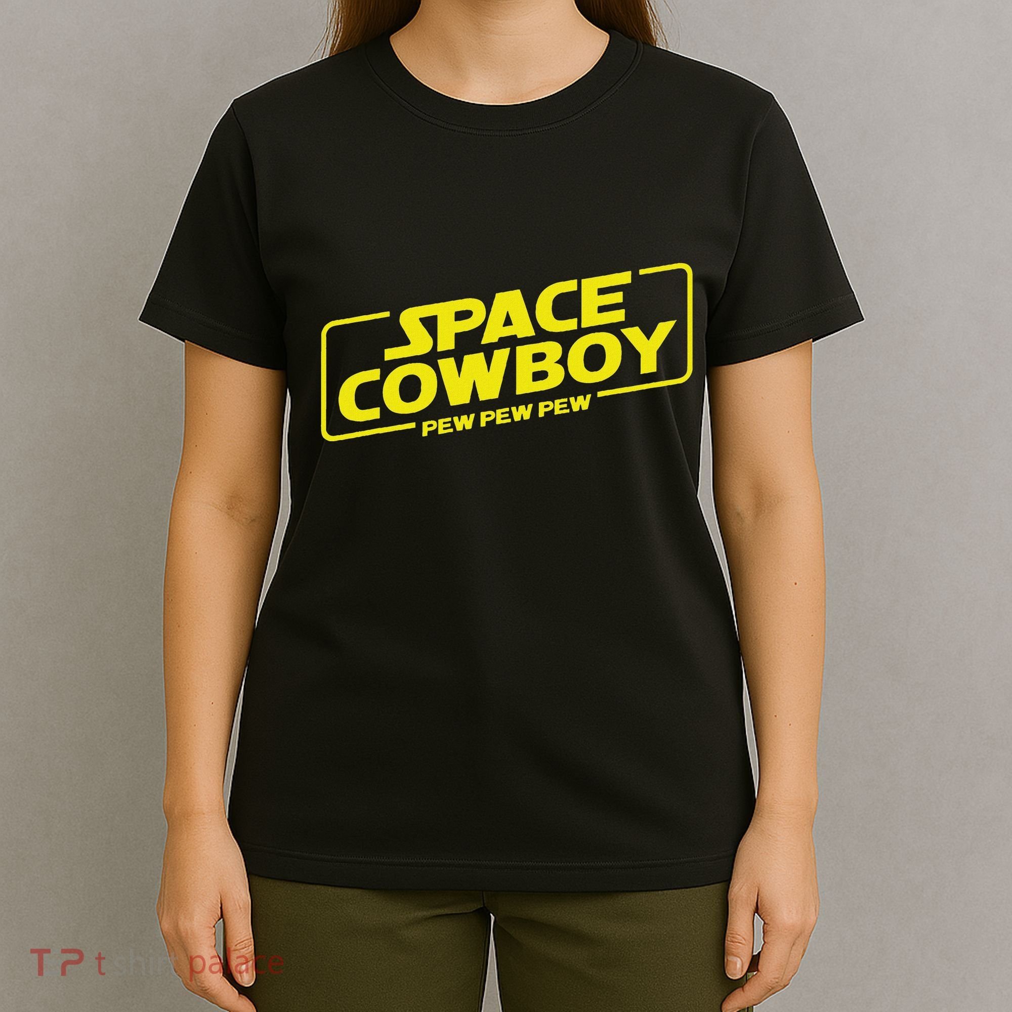 Space Cowboy Pew Pew Pew Funny Geek Nerd Pop Culture T-Shirt
