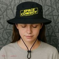 Space Cowboy Pew Pew Pew Funny Geek Nerd Pop Culture Bucket Hat thumb 3