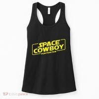 Space Cowboy Pew Pew Pew Funny Geek Nerd Pop Culture Women's Tank Top thumb 0