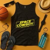 Space Cowboy Pew Pew Pew Funny Geek Nerd Pop Culture Tank Top thumb 4