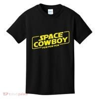 Space Cowboy Pew Pew Pew Funny Geek Nerd Pop Culture Kids T-Shirt thumb 0
