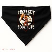 Squirrel Catcher Protect Your Nuts Funny Baseball USA-Made Doggie Bandana thumb 0