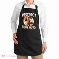 Squirrel Catcher Protect Your Nuts Funny Baseball Apron thumb 2