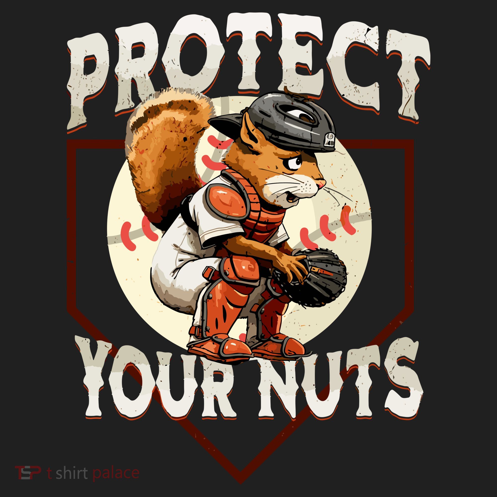 Squirrel Catcher Protect Your Nuts Funny Baseball Hat