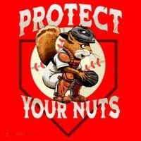 Squirrel Catcher Protect Your Nuts Funny Baseball Santa Hat thumb 1