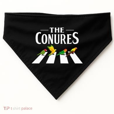 Sun Conure Parrot Pedestrian Design For A Conure Owner USA-Made Doggie Bandana