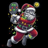 Santa Claus Playing Pickleball Lover Christmas Holiday Gift Coffee Mug thumb 5