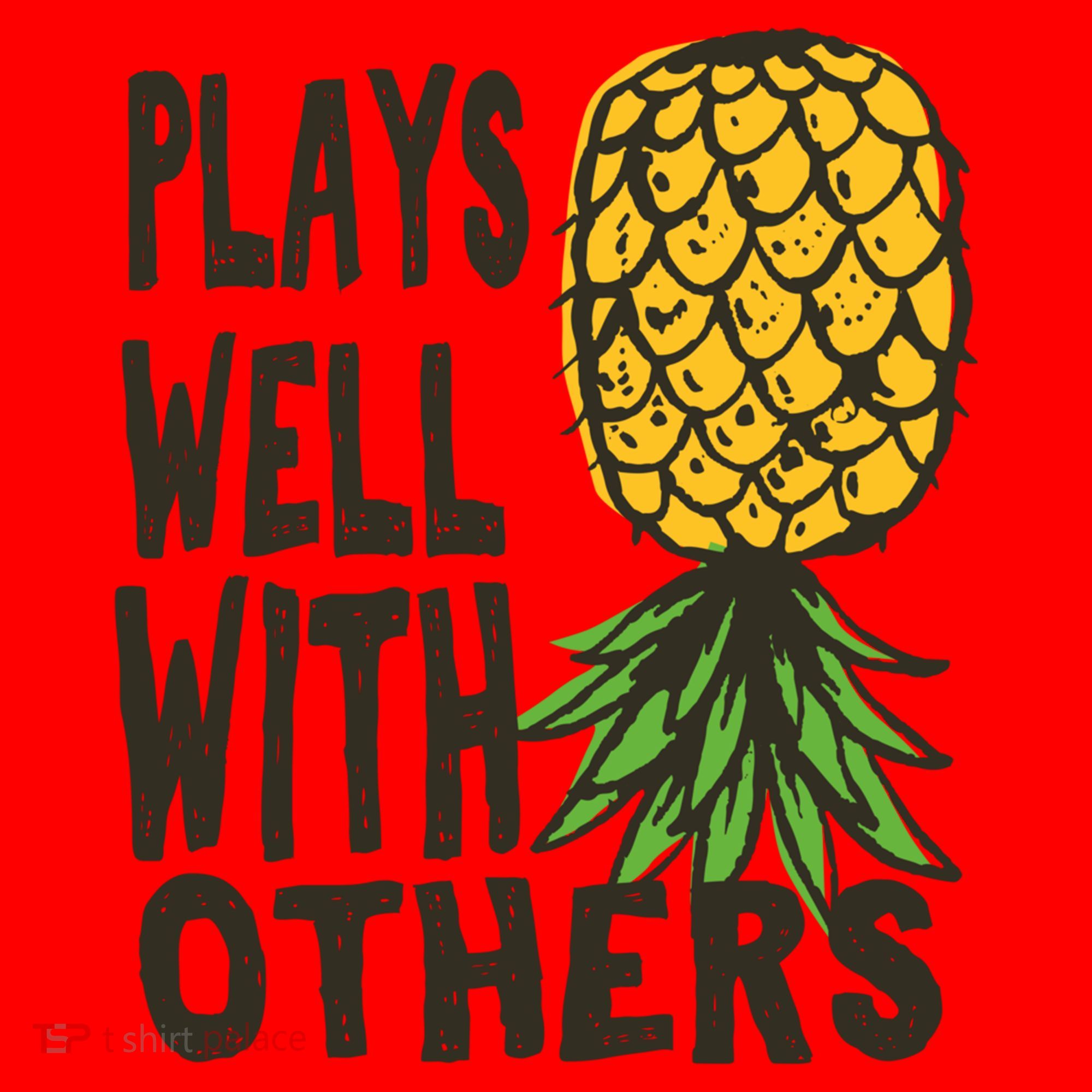 Swinger Couples Plays Well With Others Upside Down Pineapple Great Gift Santa Hat