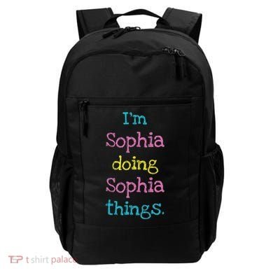 Sophia Cute Personalized Text S Top For Backpack