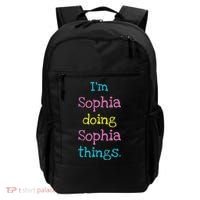 Sophia Cute Personalized Text S Top For Backpack thumb 0