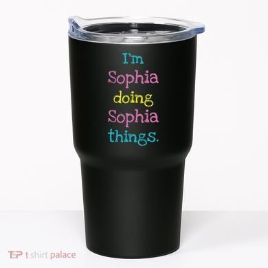 Sophia Cute Personalized Text S Top For Tumbler