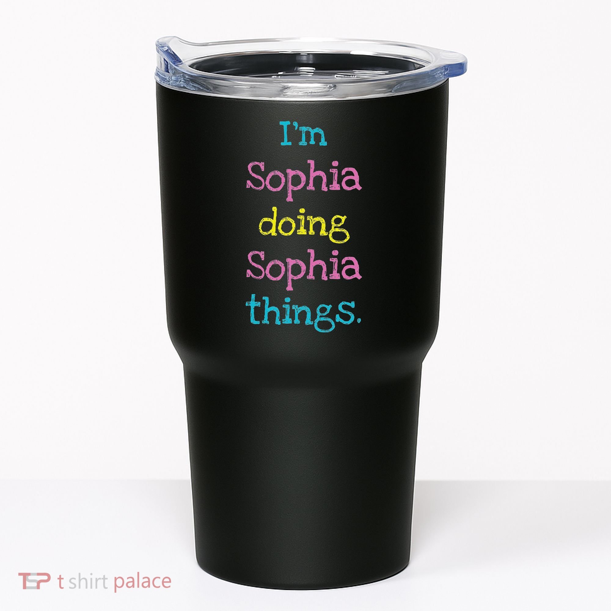 Sophia Cute Personalized Text S Top For Tumbler