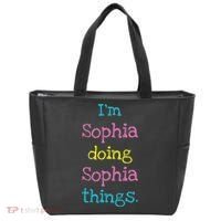 Sophia Cute Personalized Text S Top For Tote Bag thumb 0