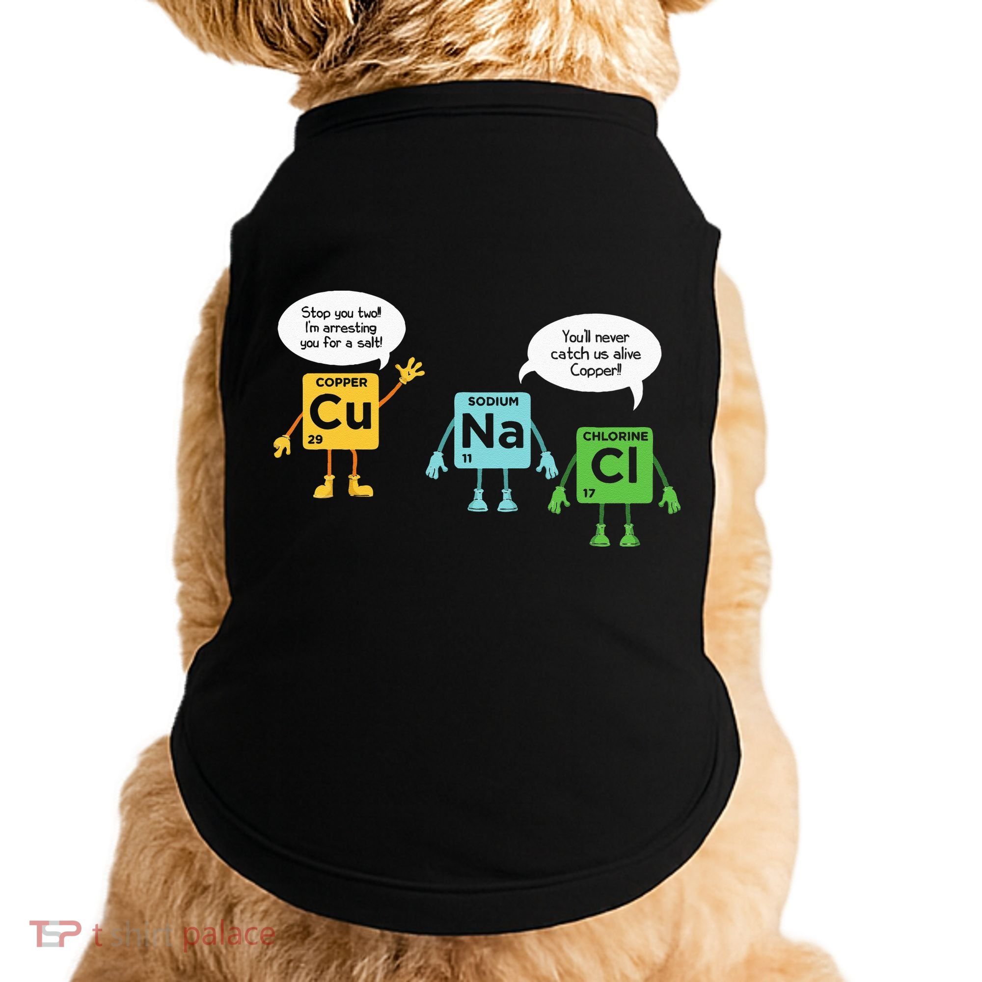 Science Chemistry Periodic Table Funny Scientist Nerd Geeks Doggie Tank