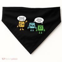 Science Chemistry Periodic Table Funny Scientist Nerd Geeks USA-Made Doggie Bandana thumb 0