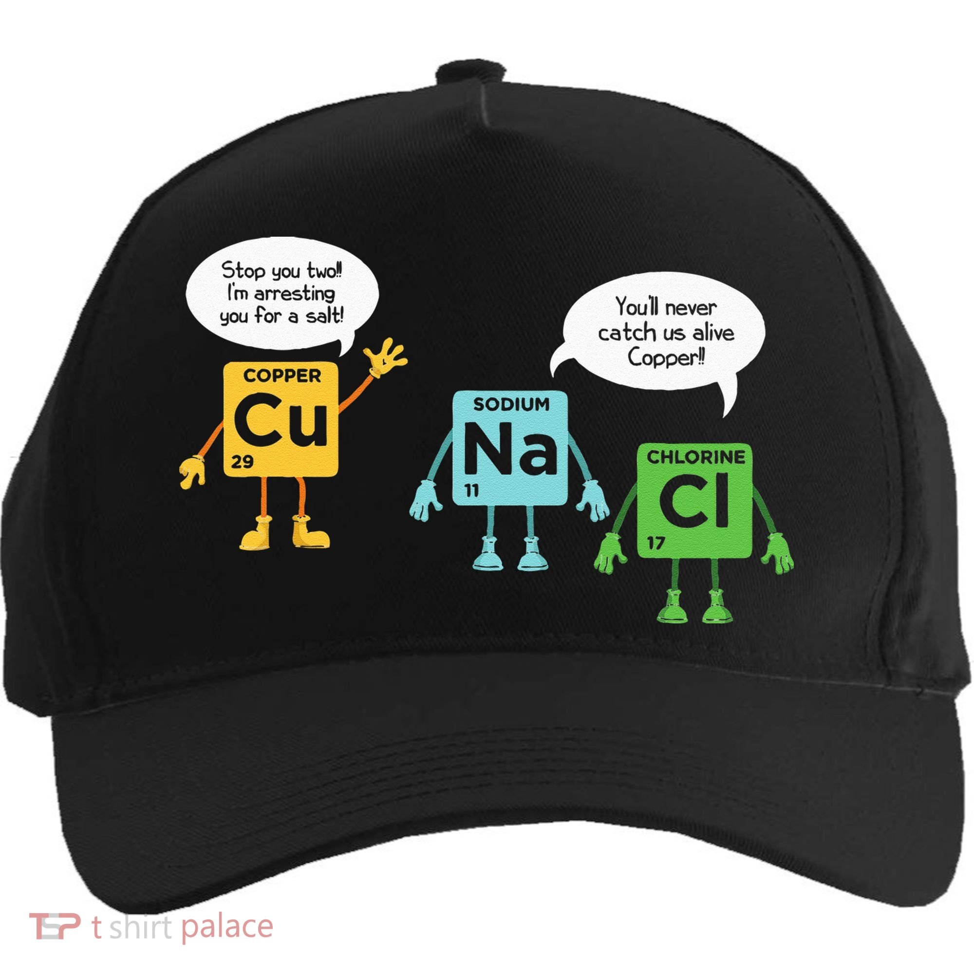 Science Chemistry Periodic Table Funny Scientist Nerd Geeks Five-Panel Snapback Cap