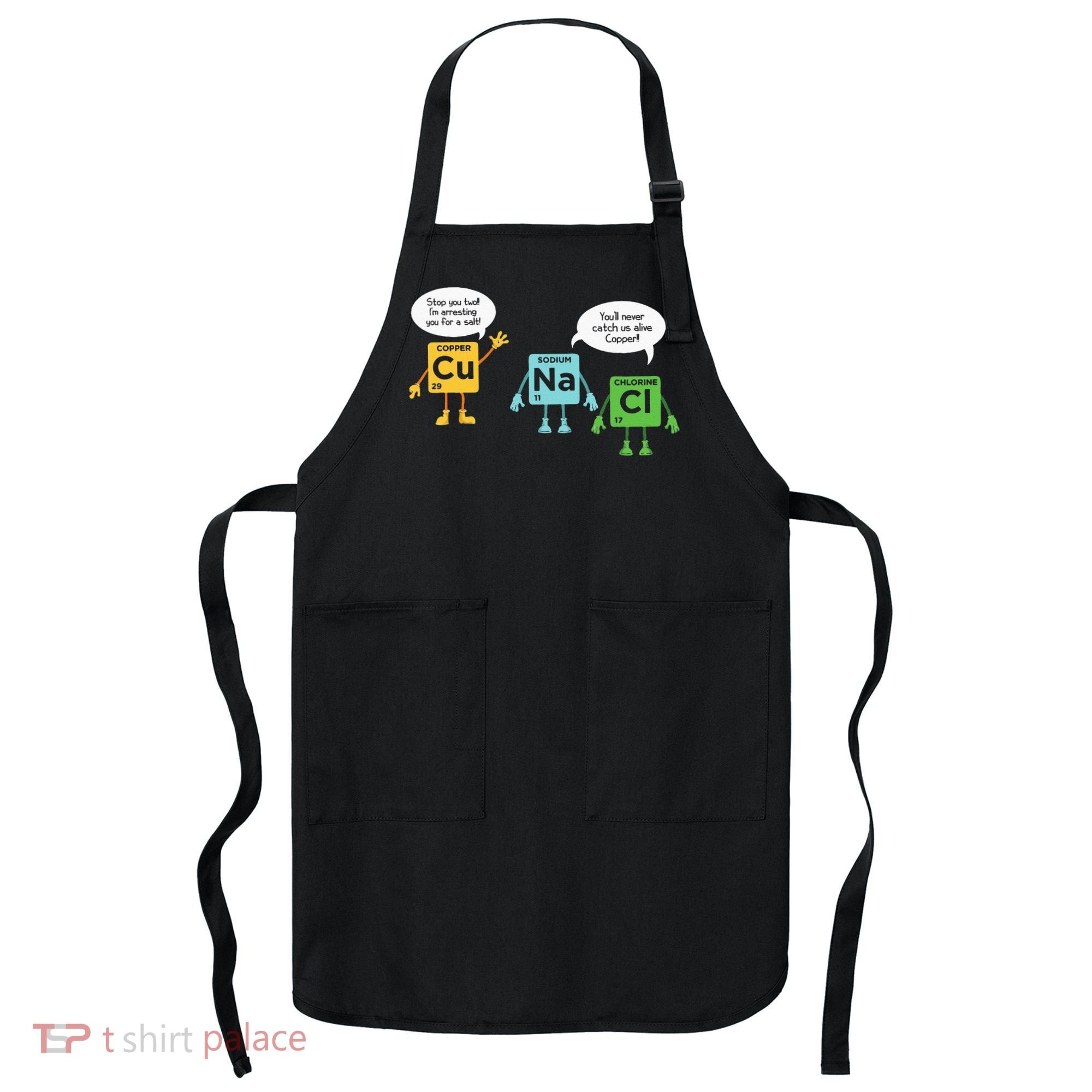 Science Chemistry Periodic Table Funny Scientist Nerd Geeks Apron