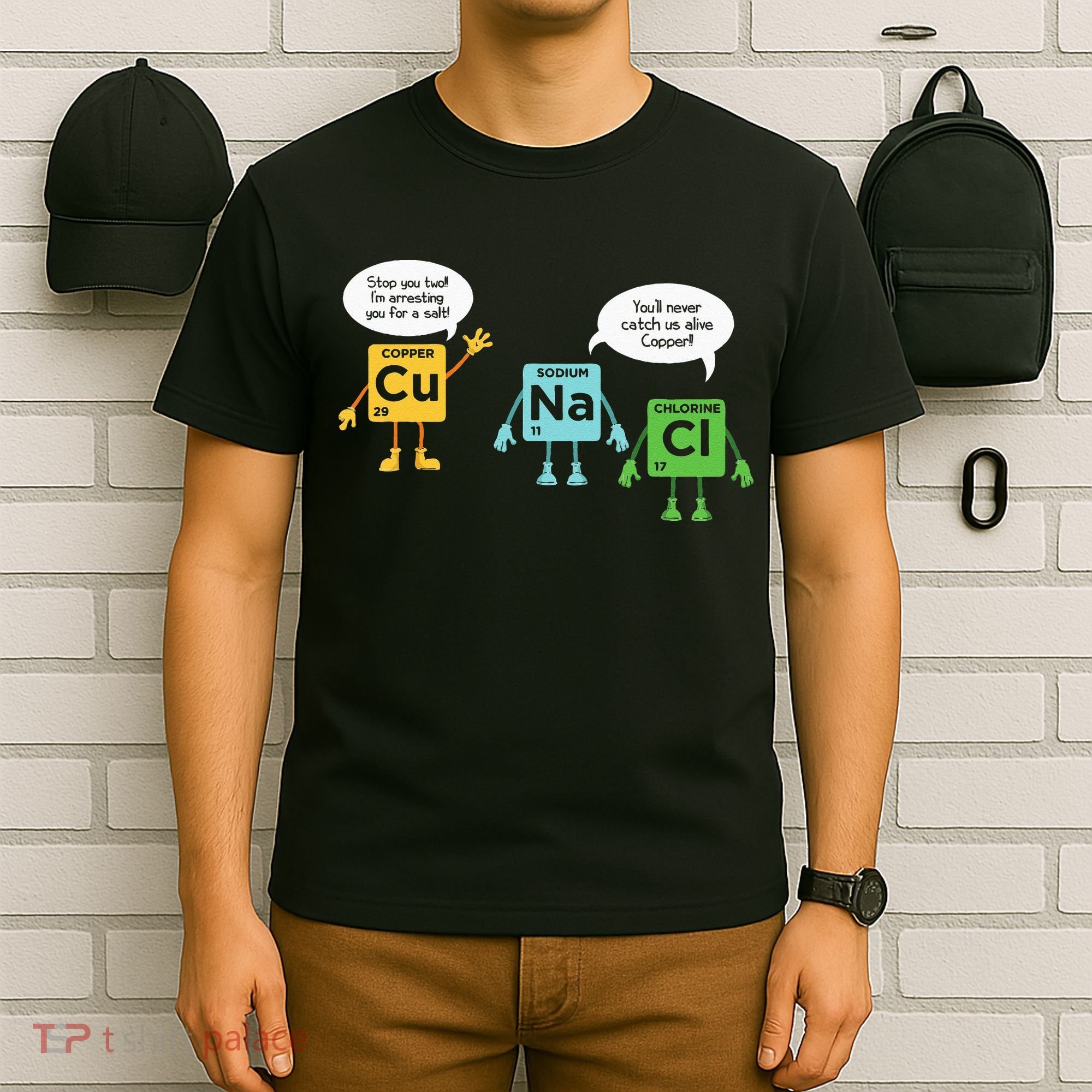 Science Chemistry Periodic Table Funny Scientist Nerd Geeks T-Shirt